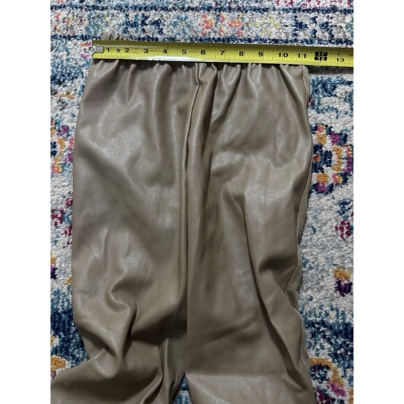 Planet by Lauren G Tan Scrunch Leggings One Size - Picture 7 of 8